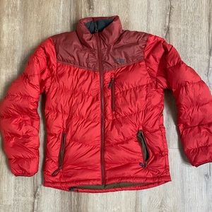 Outdoor Research Puffer Coat Jacket Mens Medium Red/Maroon
